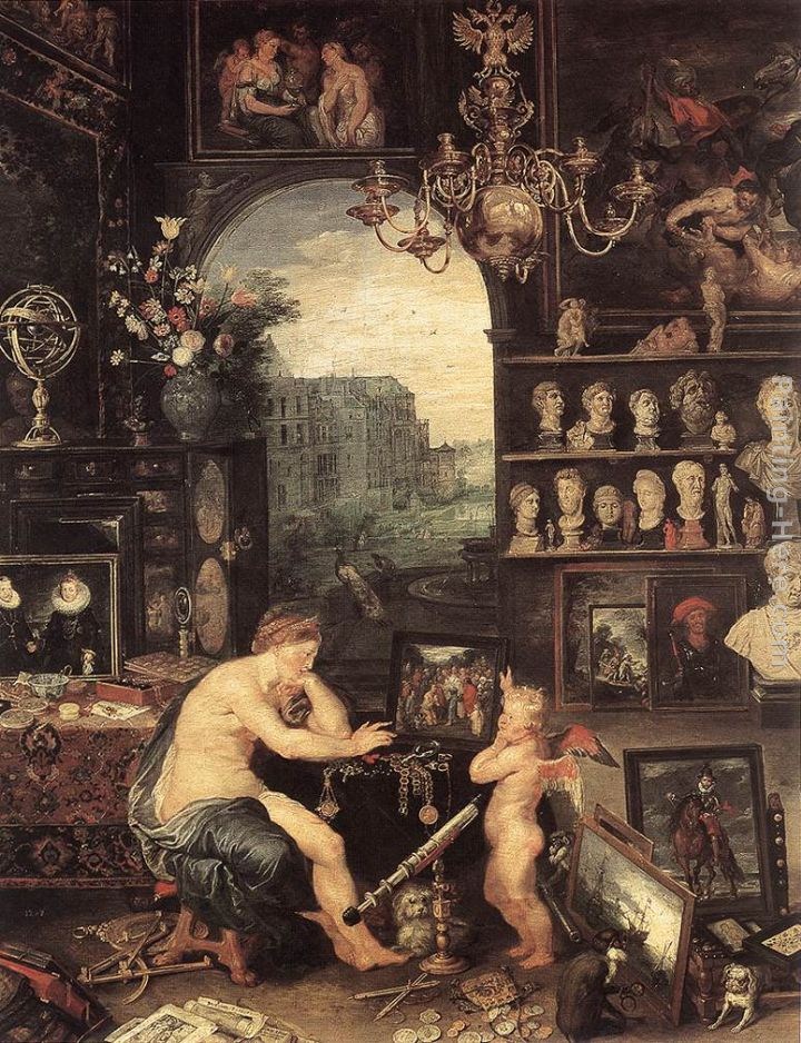 Jan the elder Brueghel The Sense of Sight [detail 1]